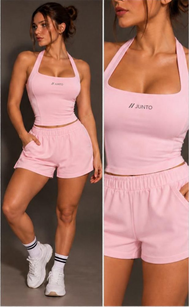 Conjunto regata + short JUNTO, foto de referência
