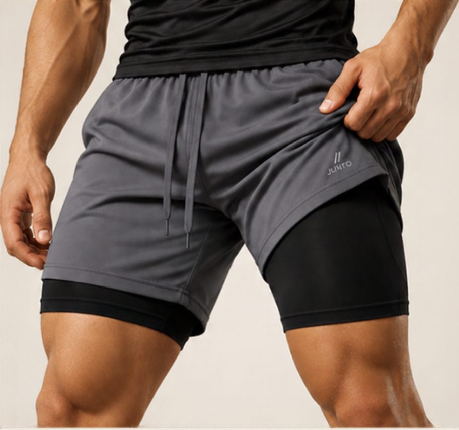 Short 2 em 1 JUNTO, foto de referência